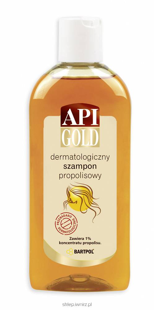 api-gold dermatologiczny szampon propolisowy