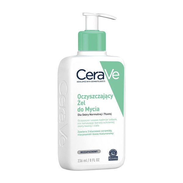 cerave zel do mycia twarzy suchej