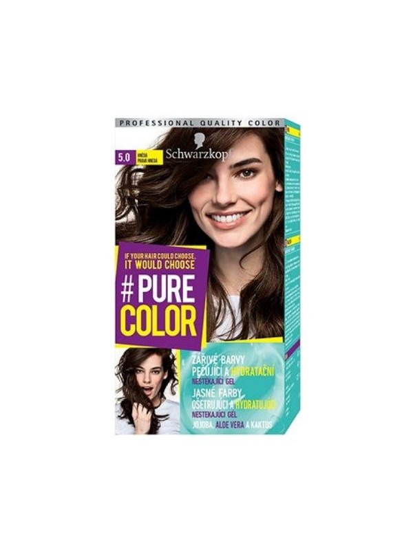 schwarzkopf pure color 5.0 szampon