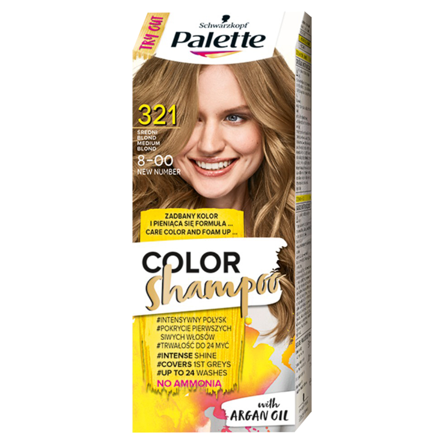 szampon koloryzujacy palette kolory blond