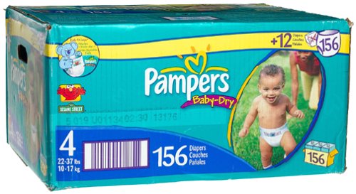 pampers size 4 156 count