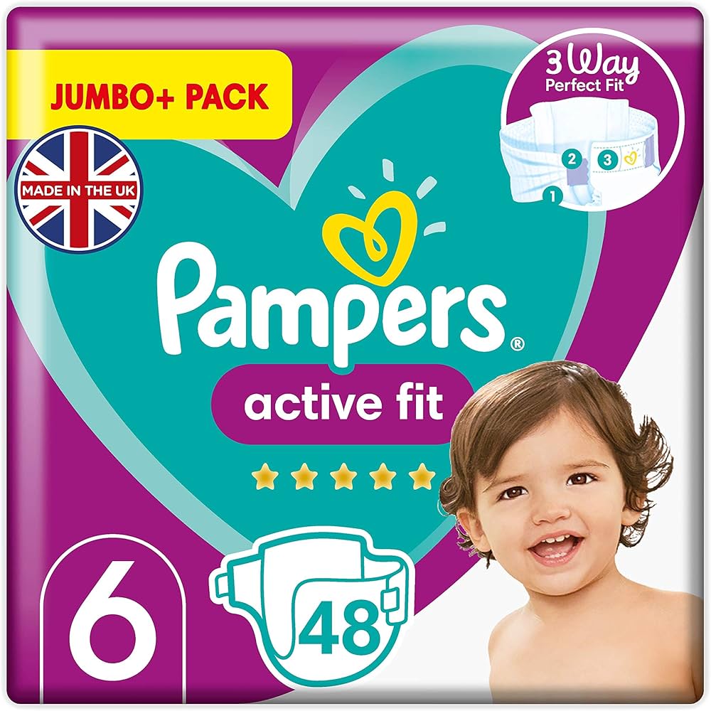 pampers super dry active fit