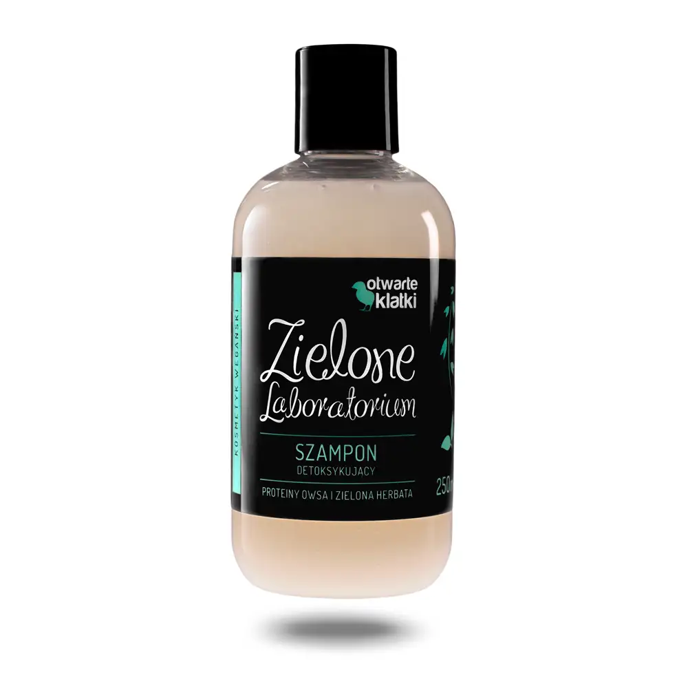 detoksykujący szampon do włosów zielone laboratorium