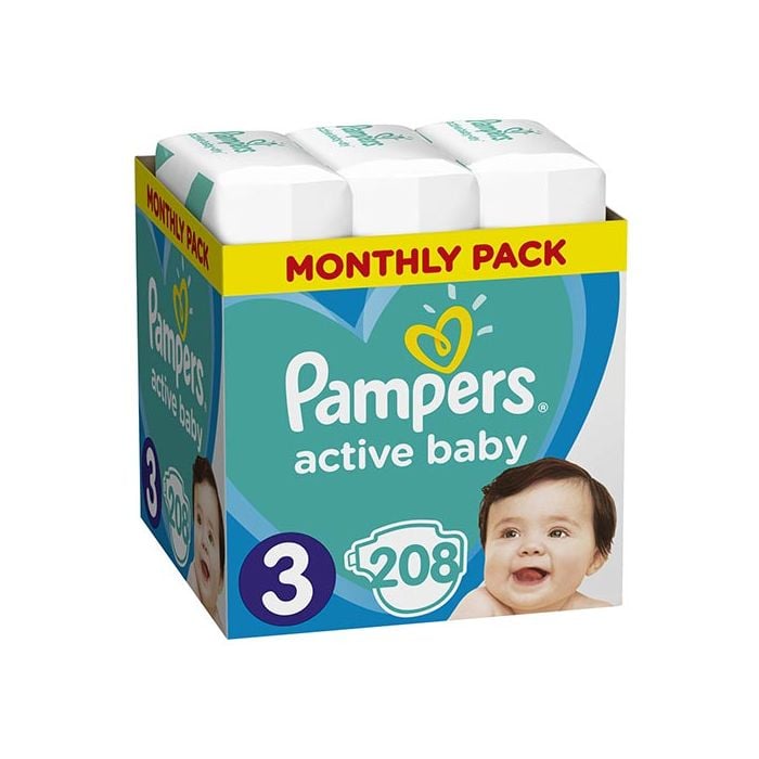 pampers active baby 1 208