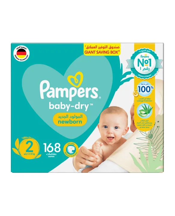 pampers giant box size 2
