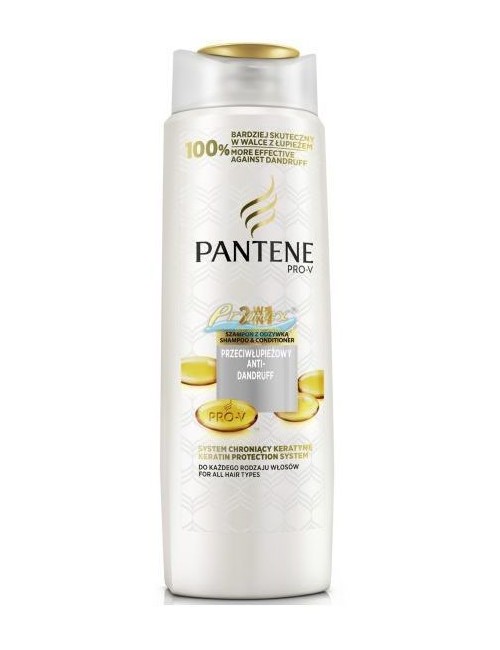 pantene szampon z odżywką 2w1 odżywianie i blask