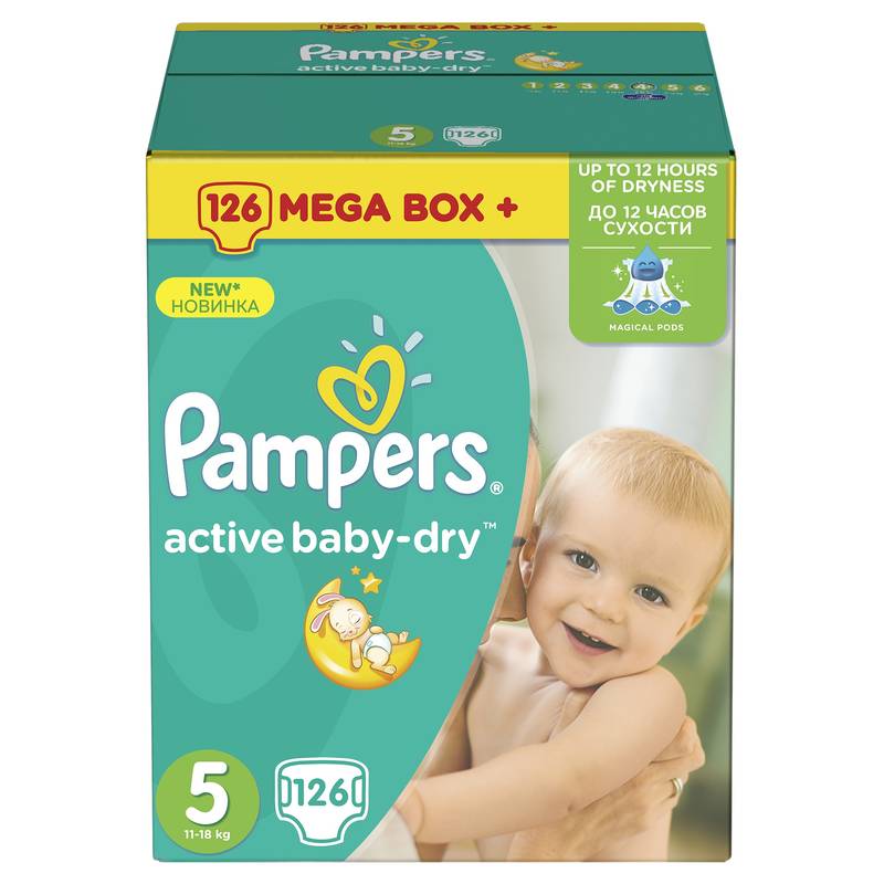 pampers active baby-dry 5 junior 28