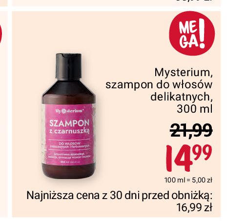 szampon mysterium z czarnuszka