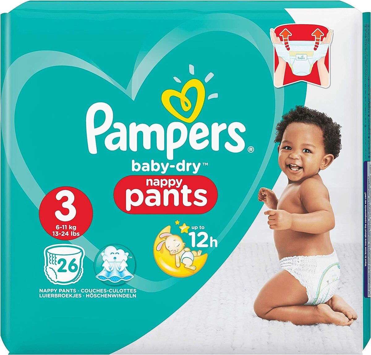 pieluchy pampers baby dry 3