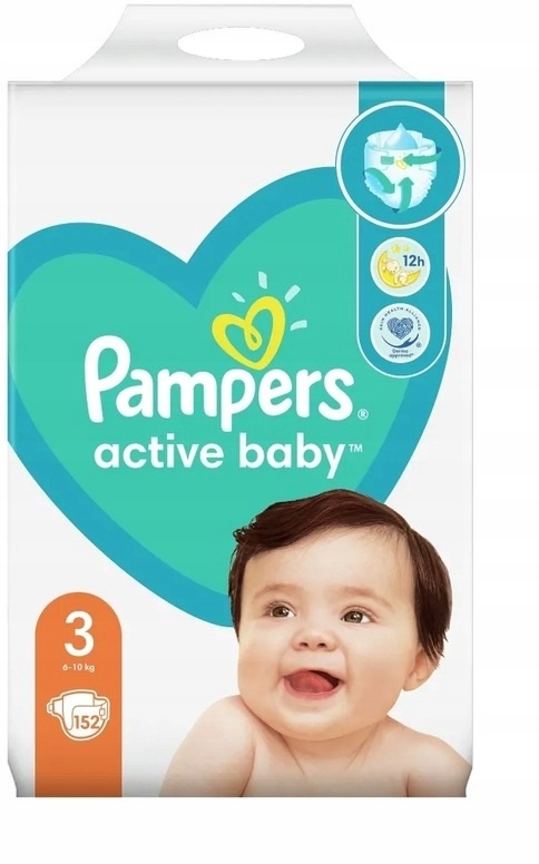 pampers active baby 3 mega pack