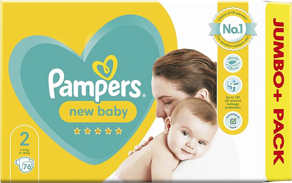 pampers new baby dry 2 76 szt