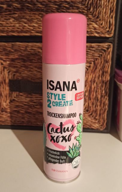 isana style 2 create suchy szampon efekt