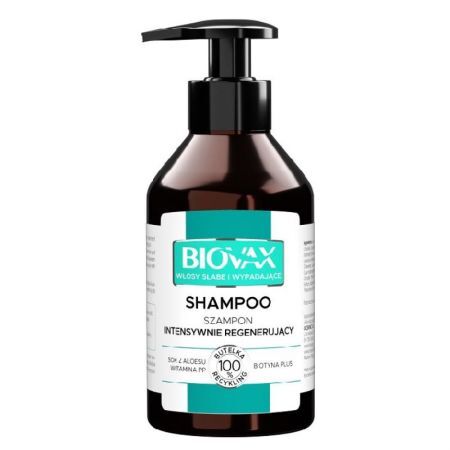 biovax intensywnie regenerujący szampon do włosów słabych