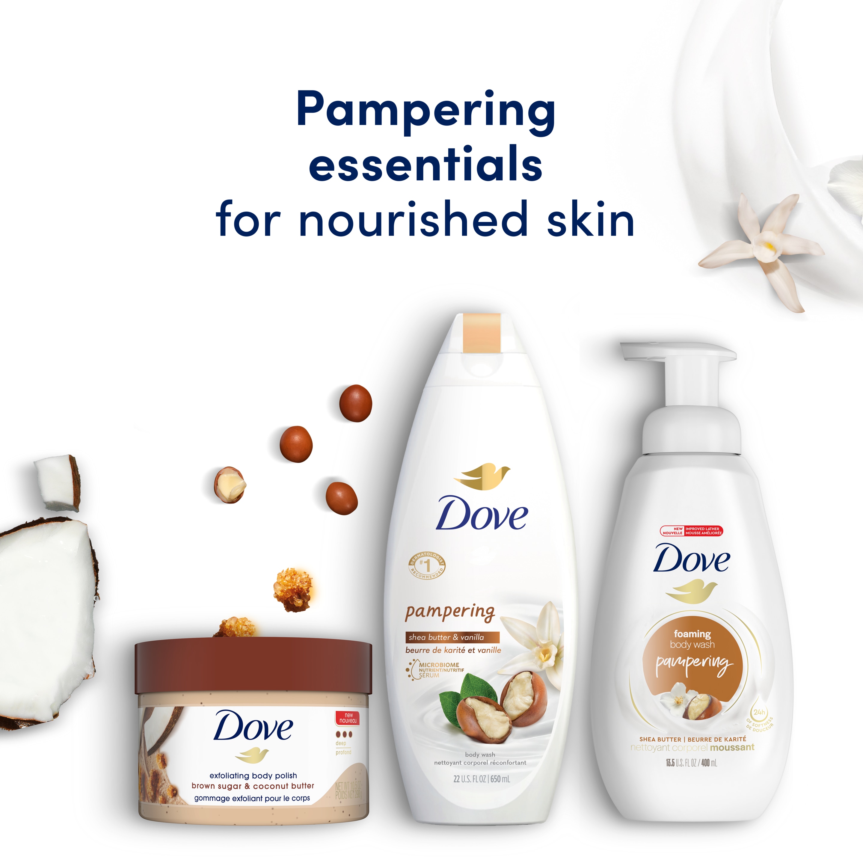 dove perfect pampering gift set