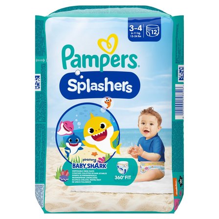 pieluchomajtki pampers na basen