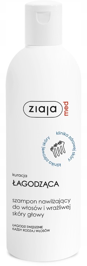 ziaja med kuracja przeciwświądowa szampon łagodzący 300 ml ziko