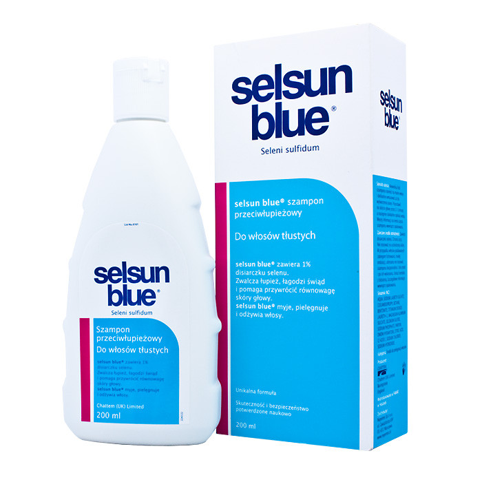 selsun blue szampon do włosów tłustych 200ml