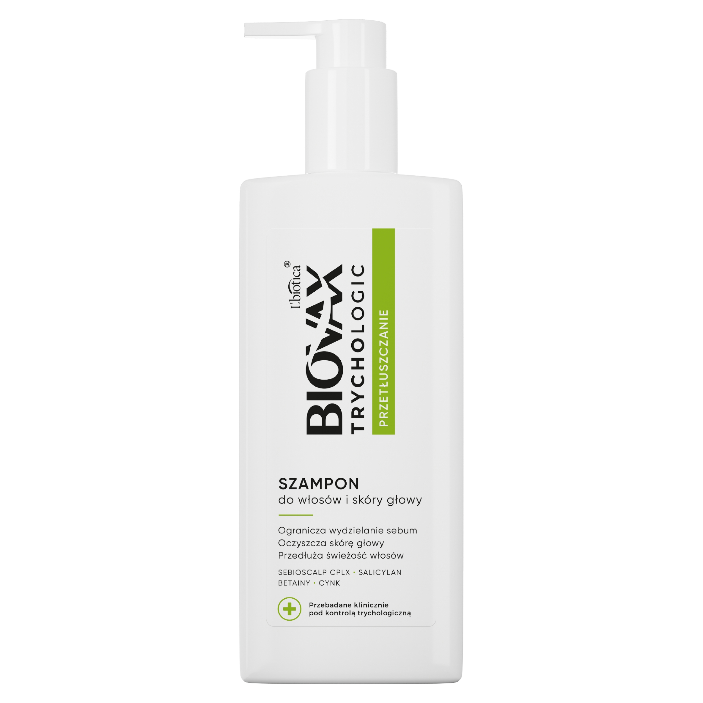 lbiotica biovax szampon do włosów przetłuszczających 200 ml