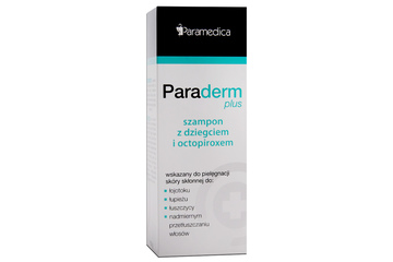 paraderm+ szampon z dziegciem i octopiroxem