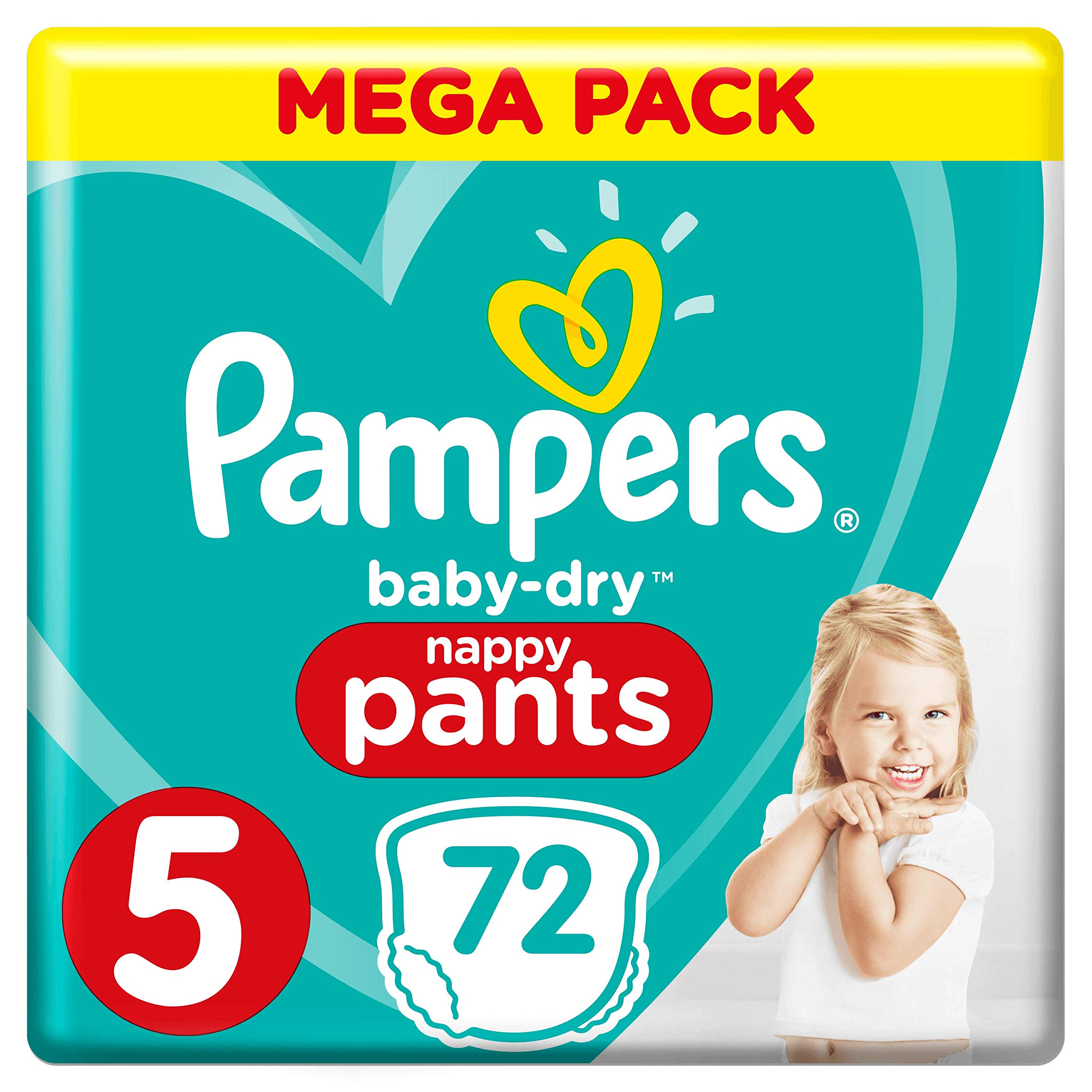 pampers baby dry 5 72 sztuki