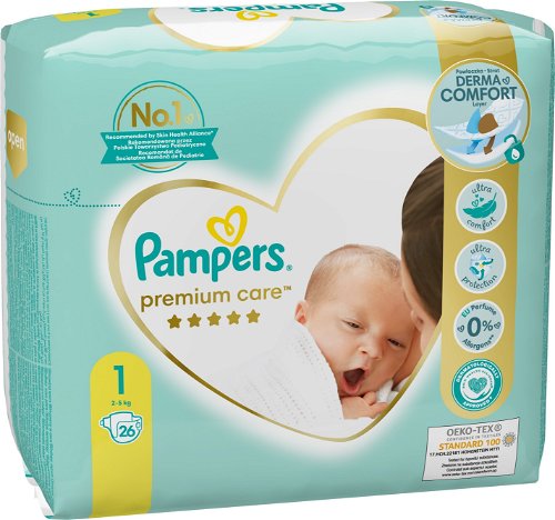 pampers premium care czy new born