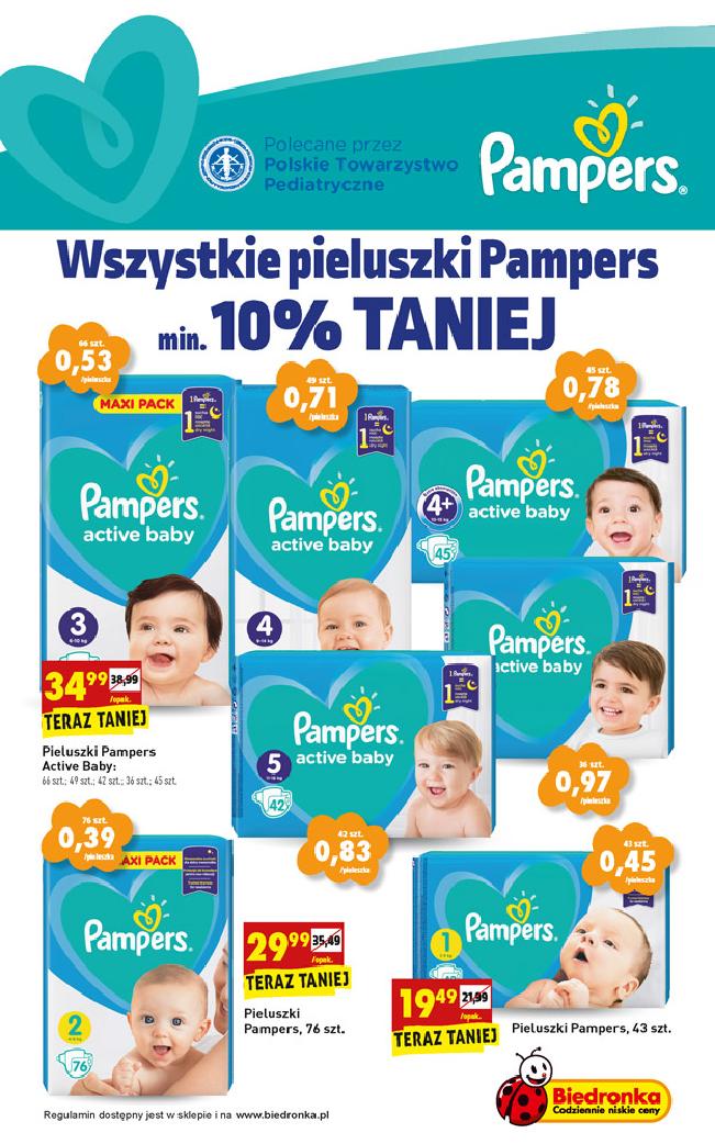 pampers w bieronka