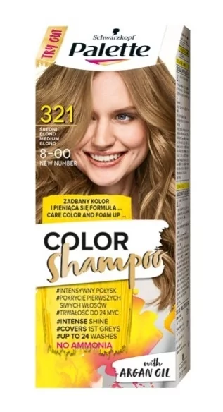 orzechowy blond palette szampon