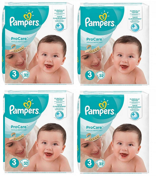 pampers procare size 4