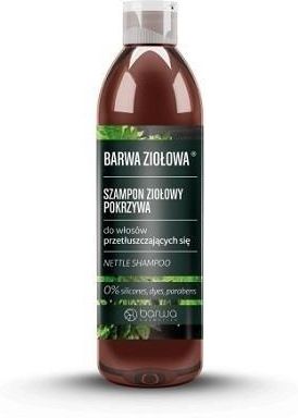 barwa ziołowa szampon ziołowy pokrzywa