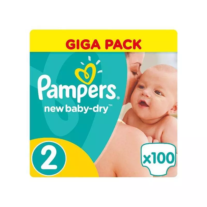 pampers new baby dry 100 szt