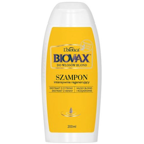 l biotica biovax szampon do włosów blond