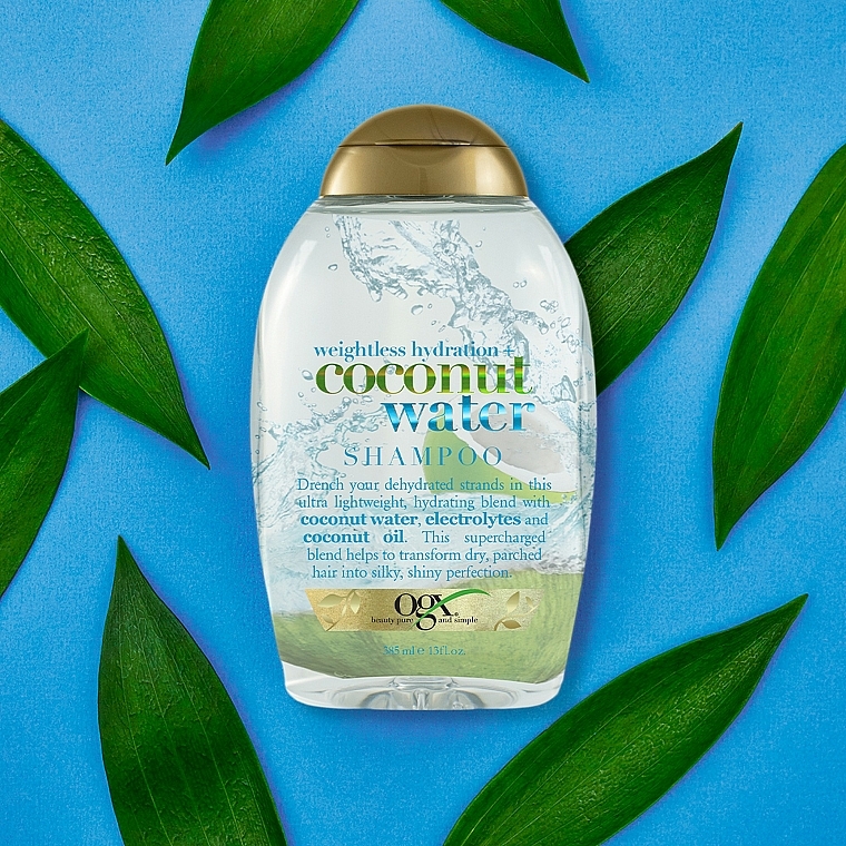 organix szampon do włosów z wodą kokosową wizaz