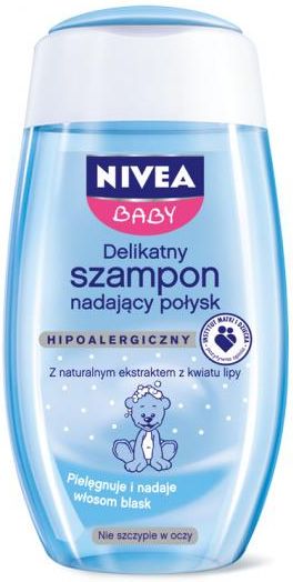 nivea baby delikatny szampon nadający połysk