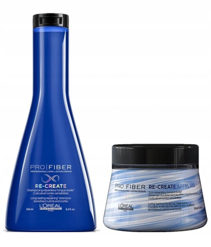 loreal pro fiber re-create shampoo szampon odnawiający 250 ml