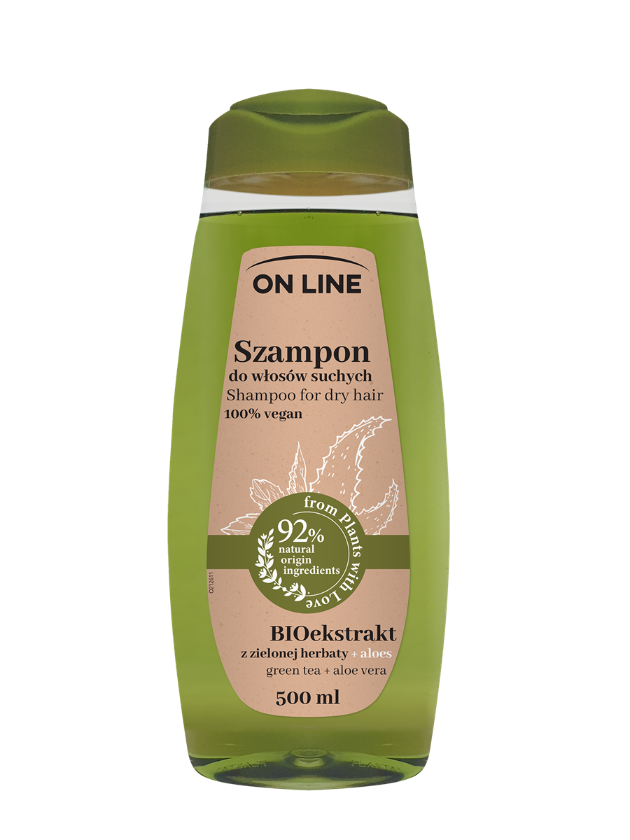 szampon do włosów z błędem w tłumaczeniu w zielone butelce