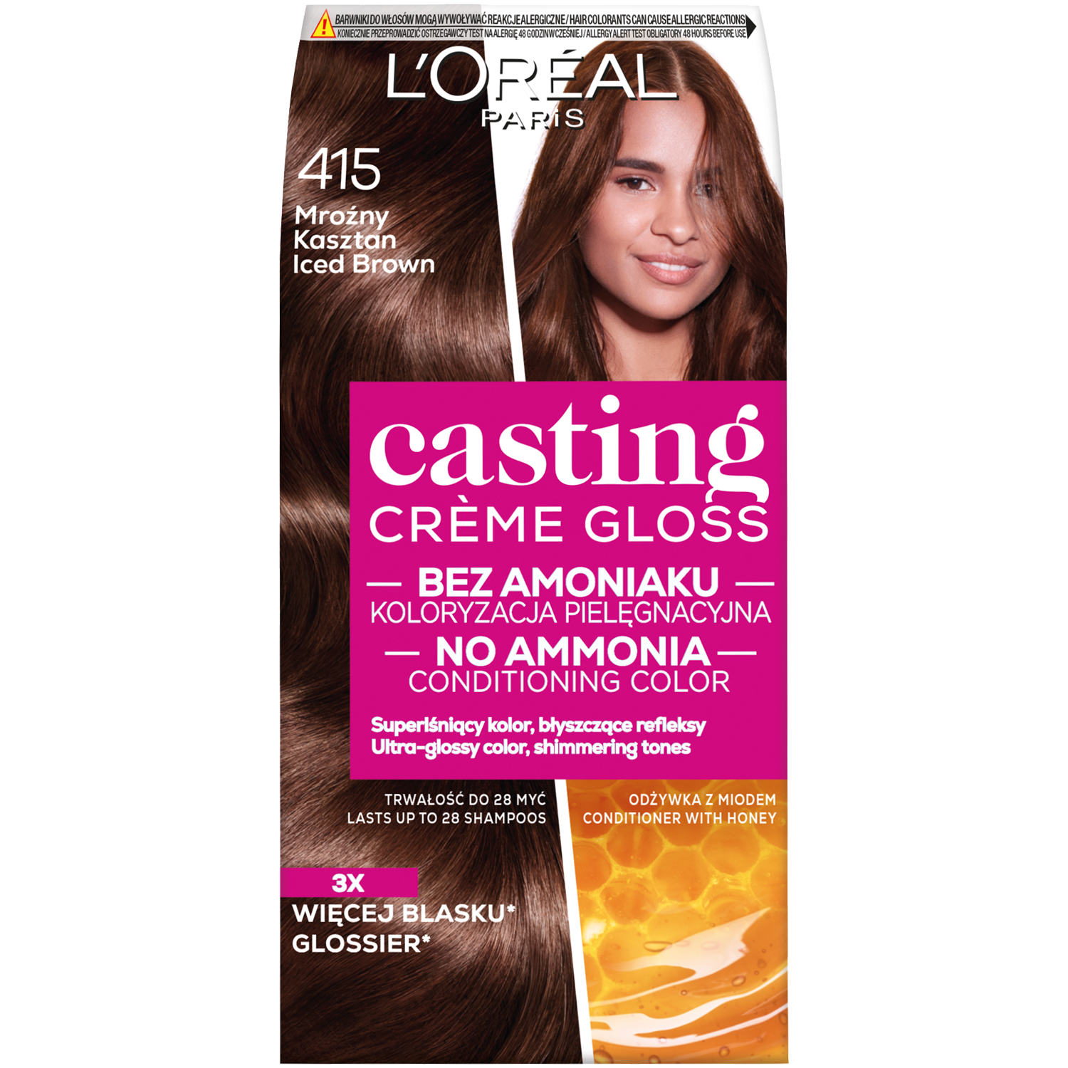 loreal casting creme gloss szampon koloryzujący hebe