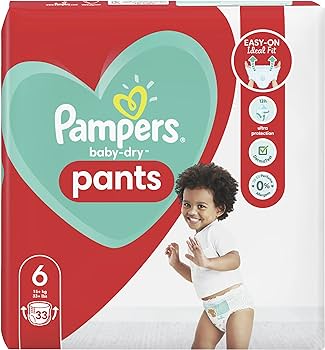 pampers baby dry 6 opinie 33 sztuki