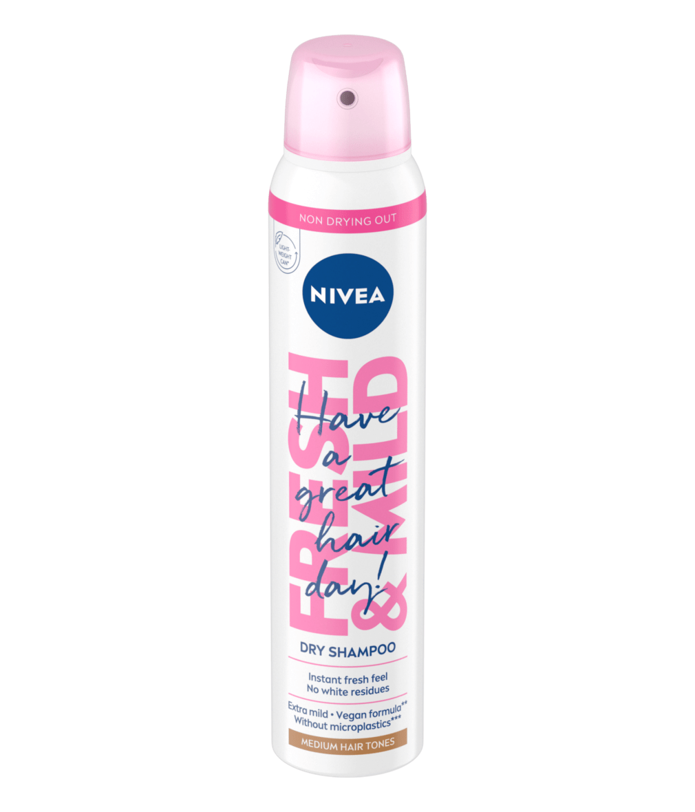 nivea suchy szampon dla szatynek