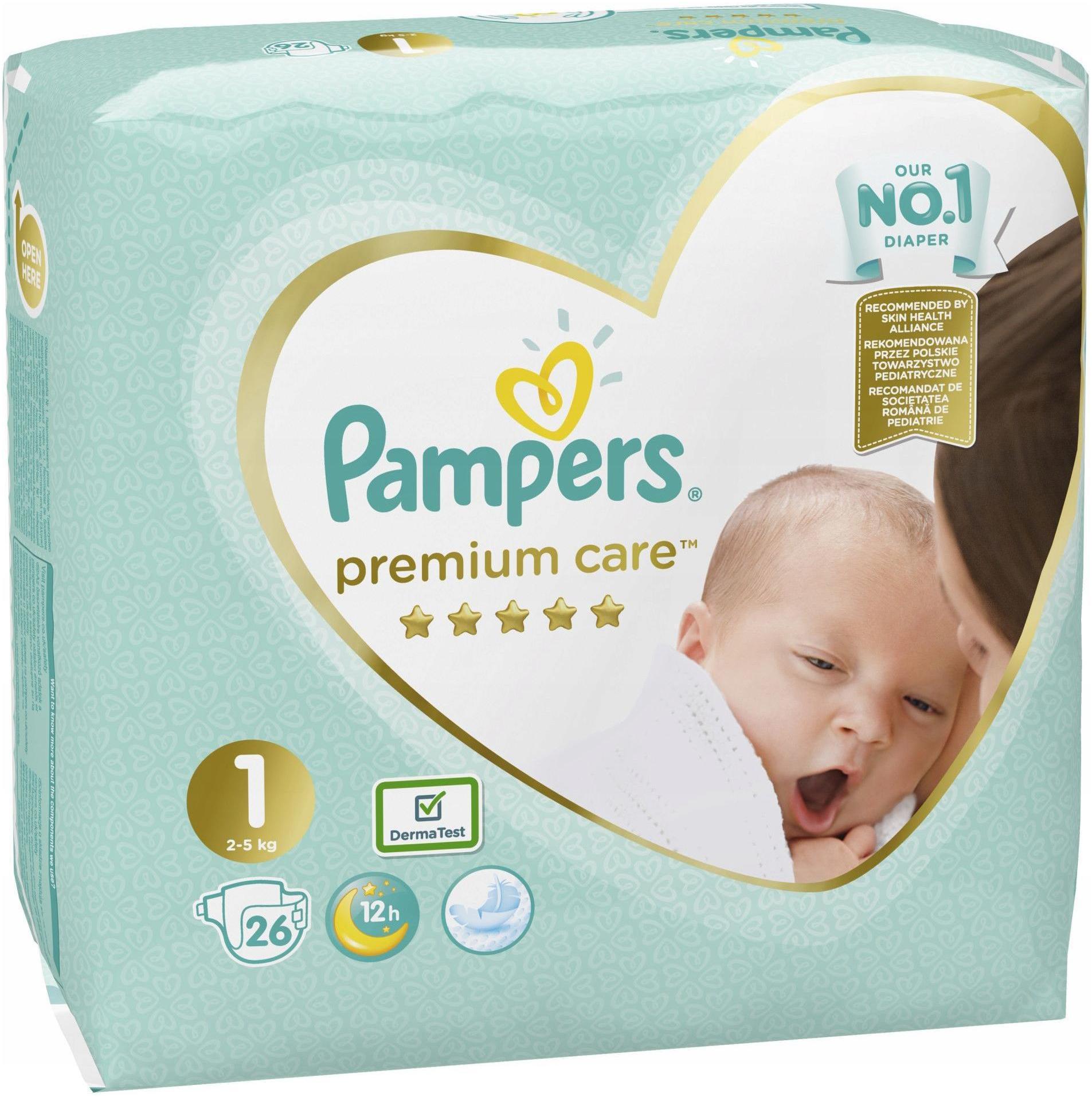 pieluchy pampers premium care 1 newborn
