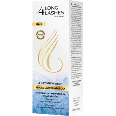 long 4 lashes efekt krioterapii szampon przyspieszający wzrost włosów 200ml
