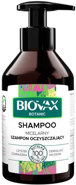 biovax szampon lbiotica oczyszczający do włosów