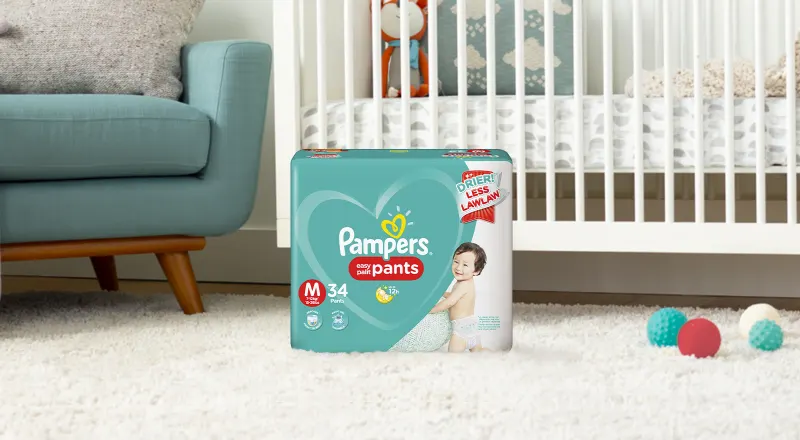 pampers pants klejacy pasek