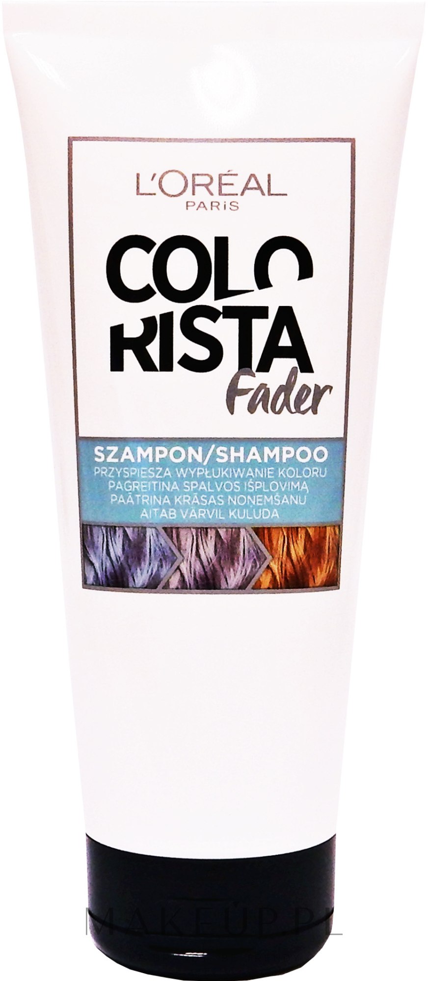 colorista szampon przyspieszający wypłukiwanie się koloru