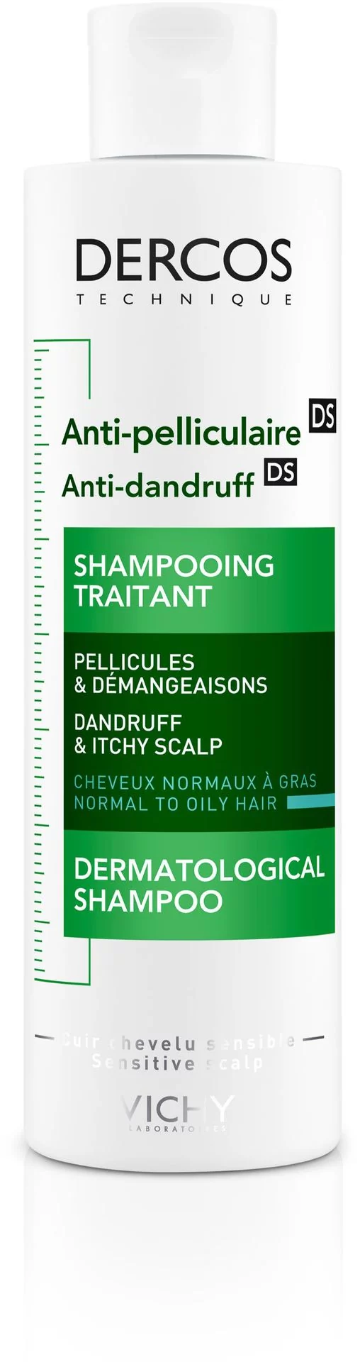 vichy dercos szampon do włosów tłustych 200 ml