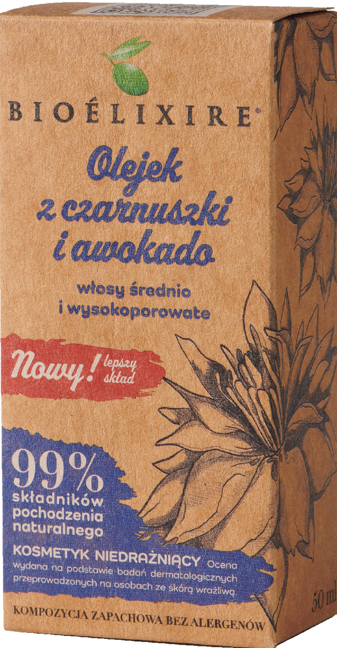 olejek do włosów bioelixir rossman