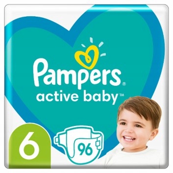 pieluchy pampers active baby mega b