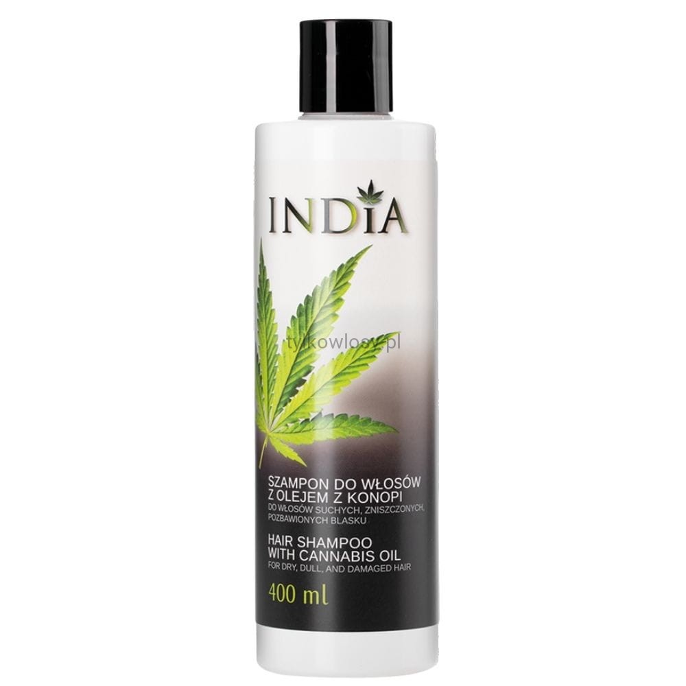 india cosmetics szampon do włosów z olejem z konopnym