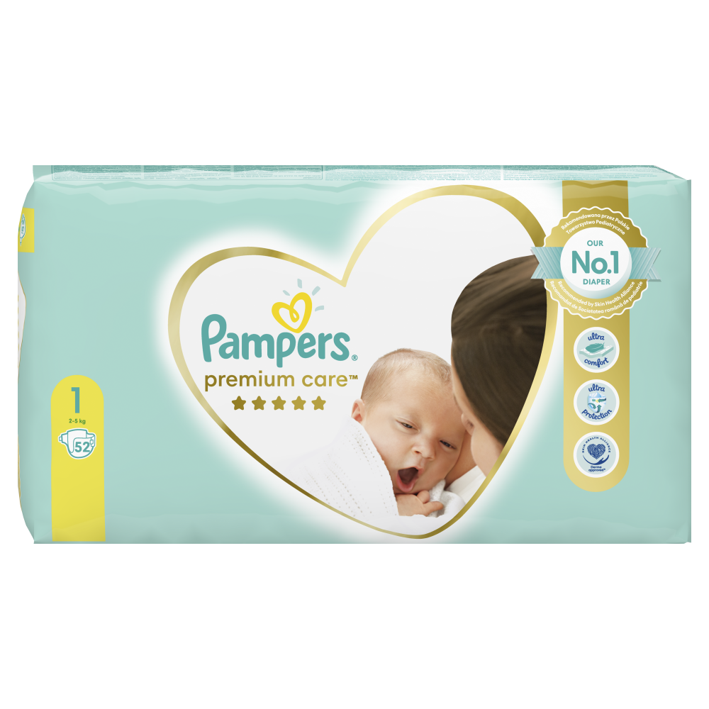 pampers premium care 1 newborn88 szt