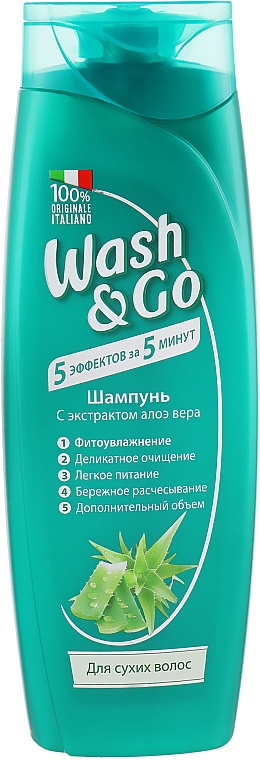 wash&go szampon suchy aloes