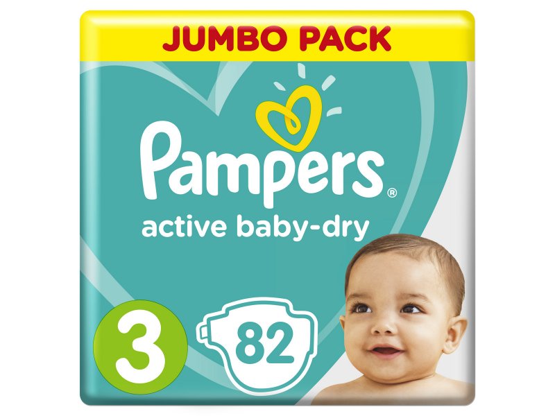 pampers baby active dry 6